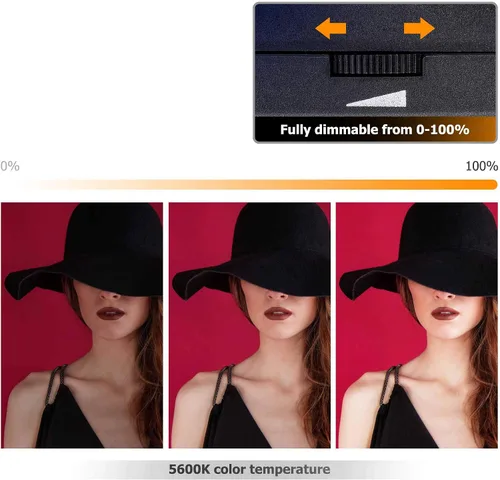 Vista 3 de Kiwifotos Mini luz de video LED para Sony ZV-1F ZV1F ZV-1 II ZV1 ZV-E10 II ZVE10 Canon PowerShot V1 EOS R50 V y más cámaras, accesorios de flash