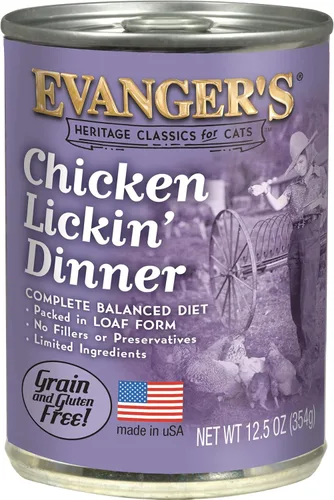 Vista 10 de Evanger's Heritage Classics Beef It Up - Cena para gatos, 24 unidades, 5.5 onzas cada uno, carne fresca de mercado, sin granos, ingredientes