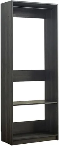 Vista 21 de Maykoosh Organizador de sistema de armario - Armario personalizable con vestidor de almacenamiento negro/modelo D 1 armario