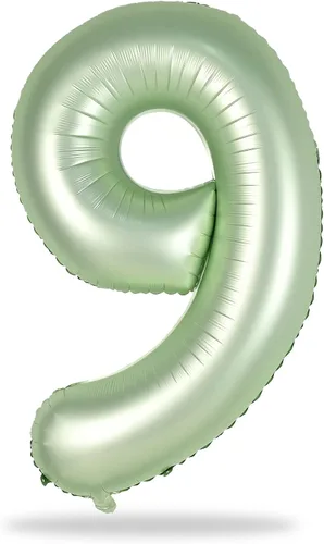 Vista 56 de Globo negro del número 0 para niñas y niños, 40 pulgadas, grande, número 0-9, de papel de aluminio, de Mylar para helio, juego de globos digitales
