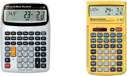 Vista 11 de Calculated Industries 4054 Construction Master 5 en Español - Calculadora de construcción con pies, pulgadas y fracciones para carpinteros