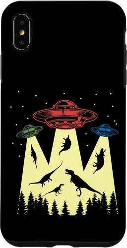 Vista 11 de Funda vintage de secuestro alienígena de dinosaurio para iPhone 17