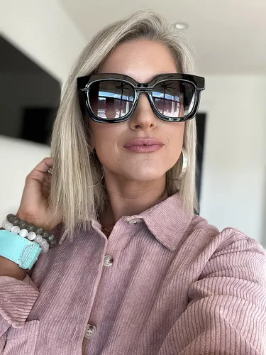 Vista 2 de DIFF Oversized square sunglasses for women, Makay Eyewear