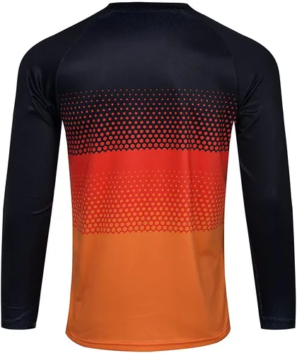 Vista 2 de PSPORT Men's Mountain Bike Jersey Long Sleeve Cycling Shirt Downhill Racewear Motocross T-Shirt MTB Jersey