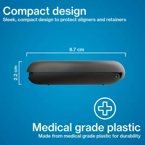 Vista 5 de Estuche para alineador y retenedor Invisalign, Porta retenedor Oso