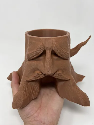Vista 4 de MunnyGrubbers - Plantador de árbol Deku - Inspirado en Ocarina of Time - Decoración del hogar de videojuegos retro - Soporte para baratijas - Maceta
