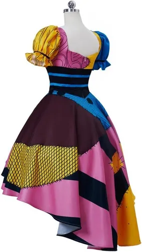 Vista 3 de CosplayDiy Vestido de disfraz de Navidad para mujer, talla grande