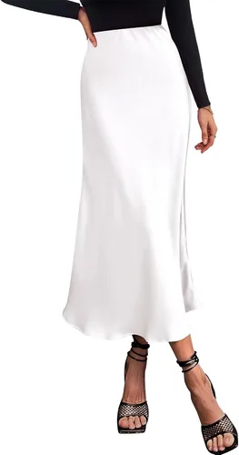 Vista 28 de BTFBM Faldas largas para mujer, trajes de otoño 2026 Azul marino