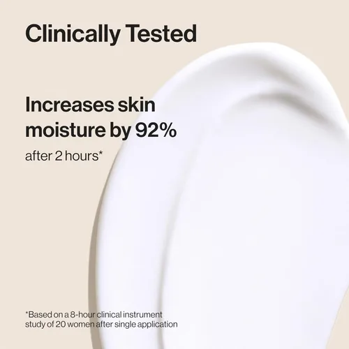 Vista 5 de Honest Beauty Crema facial de hidratación profunda para piel seca, hidrata y apoya la barrera de humedad natural, hipoalergénica, suave sensible