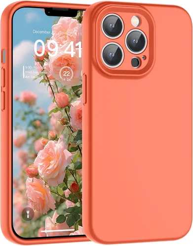 Vista 152 de SUPFINE - Funda diseñada para iPhone 12, silicona líquida premium con [forro de microfibra suave antiarañazos][protección de cámara mejorada], funda
