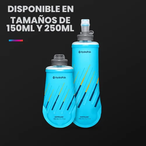 Vista 6 de HydraPak SoftFlask - Collapsible Nutrition Flask (150ml or 250ml) - BPA Free, Easy Open Cap, Foldable, Lightweight