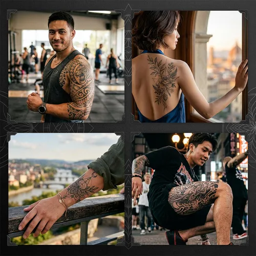 Vista 8 de KNAON Impresora de la plantilla del tatuaje, impresora térmica inalámbrica Negro