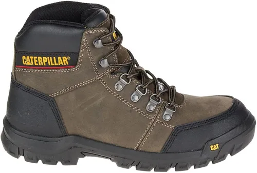 Vista 3 de Cat Calzado Outline St Botas de trabajo para hombre, Gris (Dark Gull Grey)