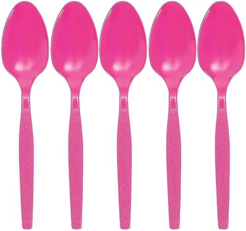 Vista 12 de Fun Express - Cucharas de plástico negras (50 piezas) - Suministros para fiestas - Vajilla sólida - Cubiertos - 50 piezas