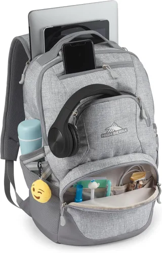 Vista 4 de High Sierra Mochila Swoop Sg, Plateado combinado, Mochila Swoop Sg