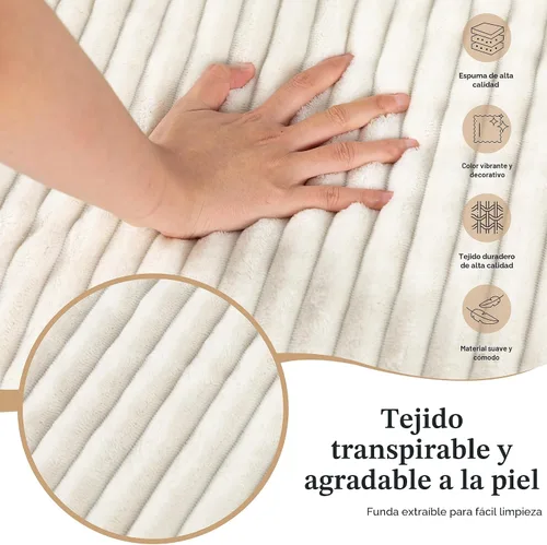 Vista 5 de Vongrasig Sofá modular sin hueso de 105 pulgadas para sala de estar, sofás modulares con diván en forma de L, cómodo sofá nube de espuma