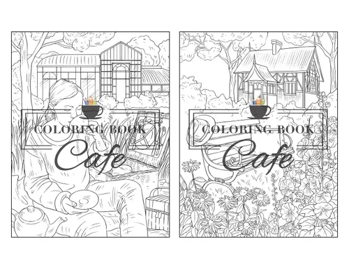 Vista 23 de English Countryside An Adult Coloring Book Featuring 50 Scenic Countryside Designs with Beautiful Gardens, Cute Animals and Charming Country Homes