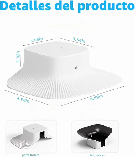 Vista 5 de Cubierta de lluvia para Eufy Security SoloCam S340, resistente a la intemperie, a prueba de polvo, resistente a los rayos UV
