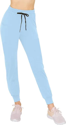 Vista 2 de ALWAYS - Pantalones deportivos casuales con bolsillos para mujer, muy suaves, elásticos y cómodos