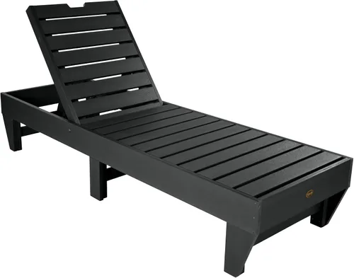 Vista 4 de Highwood Pinehurst - Tumbona profesional de grado comercial, color negro