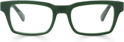Vista 9 de eyebobs Fare n Square Wide Traditional and Blue Light Reading Glasses Tortuga de cristal y tigre