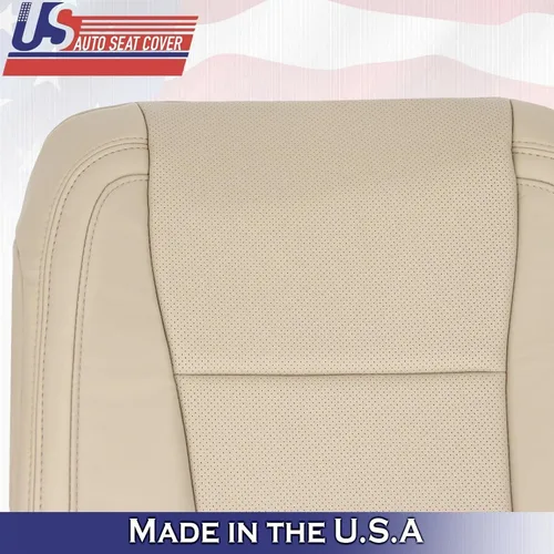 Vista 8 de U.S.AutoSeatCover 2016 para Ford F150 Lariat Driver & Passenger Top Perf Fundas de asiento de cuero marrón