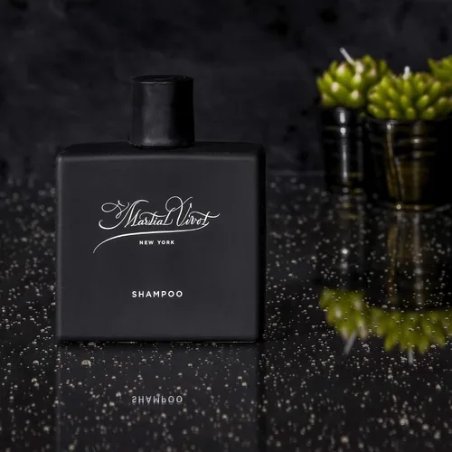 Vista 4 de MARTIAL VIVOT Champú orgánico certificado para el cabello, fórmula reparadora del cabello, suaviza hidrata el cabello, fórmula de aloe vera, sin