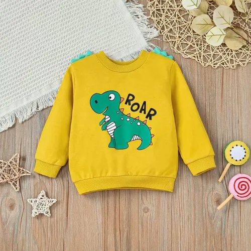 Vista 3 de Conjunto de 2 piezas de ropa para bebé niño pequeño para otoño e invierno