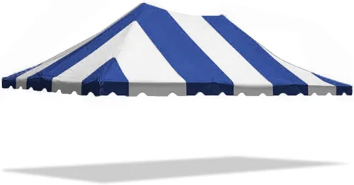 Vista 6 de Party Tents Direct - Toldo de vinilo de PVC de repuesto de 20 x 20 pies Blanco