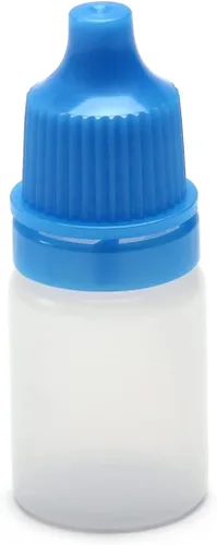 Vista 6 de Bettomshin 20 Uds Botella de plástico con cuentagotas de 0.2 fl oz Botellas de gota de boca pequeña Botella gotero Líquido Exprimible Vacío Botella
