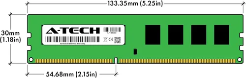 Vista 3 de A-Tech 4 GB de RAM para MSI B85M-G43, H61M-P31/W8, H97 GAMING 3, Z77A-GD65 Gaming, Z87 XPOWER, Z87-G55, Z87I, Z87I GAMING AC, Z97 GAMING 9 AC DDR3