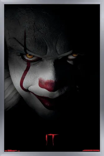 Vista 10 de Trends International IT-Pennywise - Póster de pared, 14.725 x 22.375 pulgadas, versión enmarcada de madera de granero