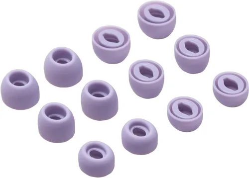 Vista 8 de Juego de almohadillas de silicona para auriculares para auriculares Samsung Galaxy Buds Pro, se ajustan en el estuche, 6 pares (negro fantasma)
