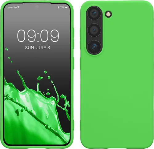 Vista 170 de kwmobile Funda compatible con Samsung Galaxy S23 - Funda protectora de silicona TPU suave y delgada - Piedra antigua