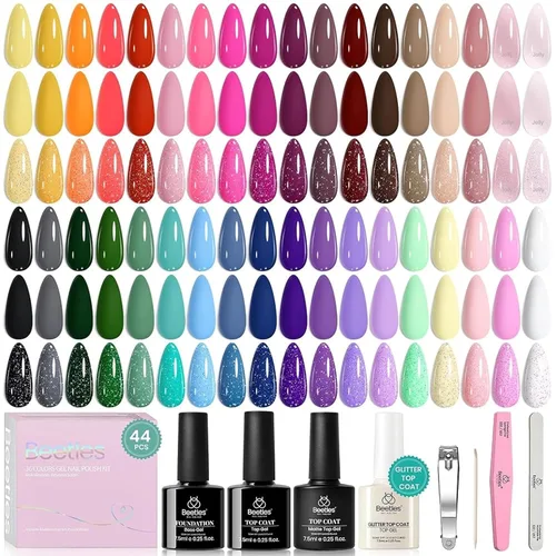 Vista 30 de Beetles - Juego de 44 esmaltes de uñas de gel, colección Colorful Muse, 36 0-0 Musa colorida
