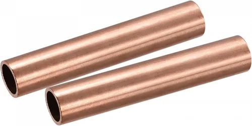 Vista 14 de uxcell Tubo redondo de cobre 0.315 in OD 0.059 in espesor de pared 3.937 in longitud tubería 2 piezas
