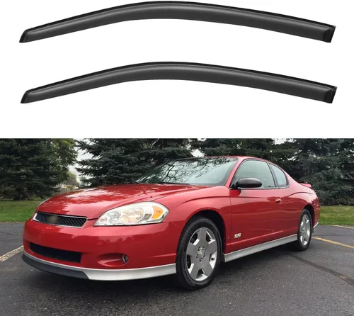 Vista 10 de YQAUTEC - Viseras para ventana, protectores contra la lluvia, compatibles con Subaru WRX 2015-2021, deflectores de viento para ventanas, viseras