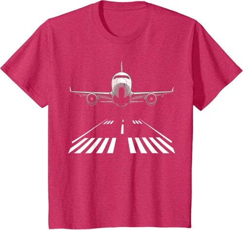 Vista 34 de Airplane Take Off Runway Pilot Jet T-Shirt Negro