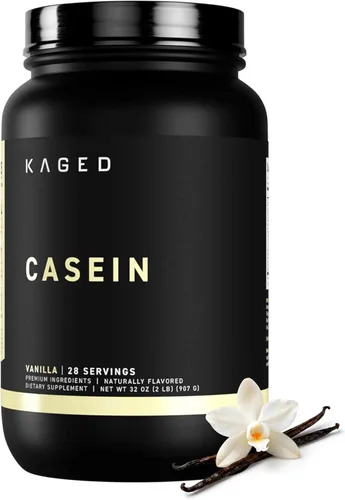 Vista 10 de Kaged Proteína en polvo de caseína premium Mantequilla de maní de chocolate Caseína micelar Suplemento libre de sustancias prohibidas