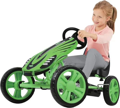 Vista 8 de hauck Speedster Pedal Go Kart para niños de 4 a 8 años, color verde