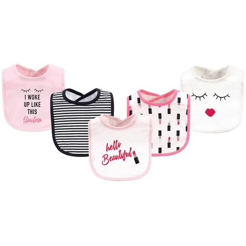Vista 13 de Little Treasure Baberos unisex de algodón para bebé, Llama, talla única (paquete de 2)