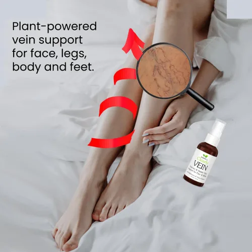 Vista 5 de Isabella's Clearly VEIN, el mejor tratamiento natural de venas varicosas y arañas vasculares para piernas, cara, cuerpo Aceites esenciales