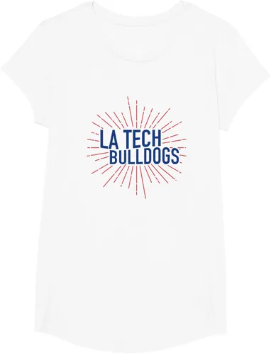 Vista 15 de Camiseta Louisiana Tech Bulldogs Burst, Blanco