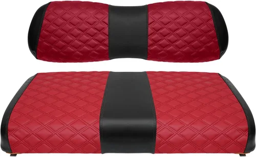 Vista 14 de Fundas de asiento delantero para carrito de golf para Yamaha Drive 2007-2016/Drive 2 2017+ Cojín de asiento universal OEM delantero, fundas de Negro