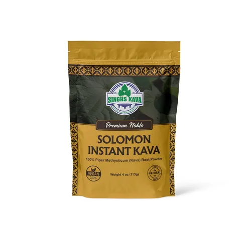 Vista 4 de Polvo de kava instantáneo micronizado, paquete de muestra (4 unidades de 4 onzas)