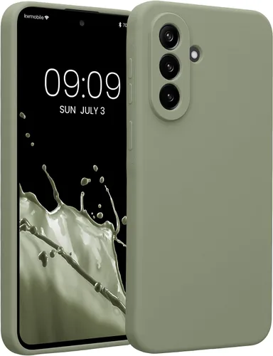 Vista 168 de kwmobile Funda compatible con Samsung Galaxy A13 4G - Funda delgada de silicona TPU - Acabado suave al tacto - Amarillo radiante