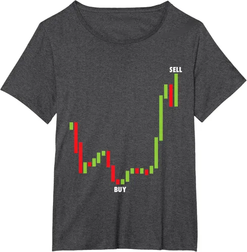 Vista 22 de Funny Day Trading Comprar Baja Venta Alta Stock Trading Camiseta Negro