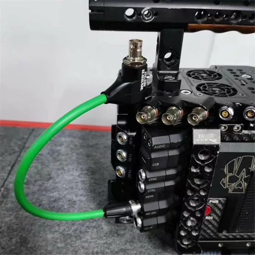 Vista 6 de SZRMCC Cable protector SDI 12G 6G HD SDI BNC protector de circuito de sobretensión de sobretensión, cable de video para Komodo ARRI Alexa Sony