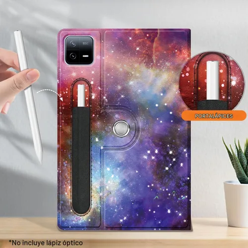 Vista 2 de Funda compatible con tablet Xiaomi Pad 6 de 11.0 pulgadas lanzada 2023 con soporte multiángulo para tableta Mi Pad 6 Pro giratoria ajustable