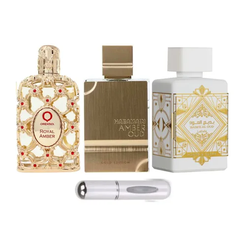 ORIENTICAROYAL+AMBEROUD+HONORGLORY+PERFU de AROMA DE PRIMERA